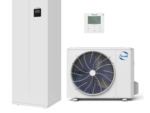 AIRWELL Wellea 16.00-14.90 kW šilumos siurblys oras-vanduo su 240l integruotu boileriu, ODMA-160T-09M22-25+AW-YHPSA16-H93