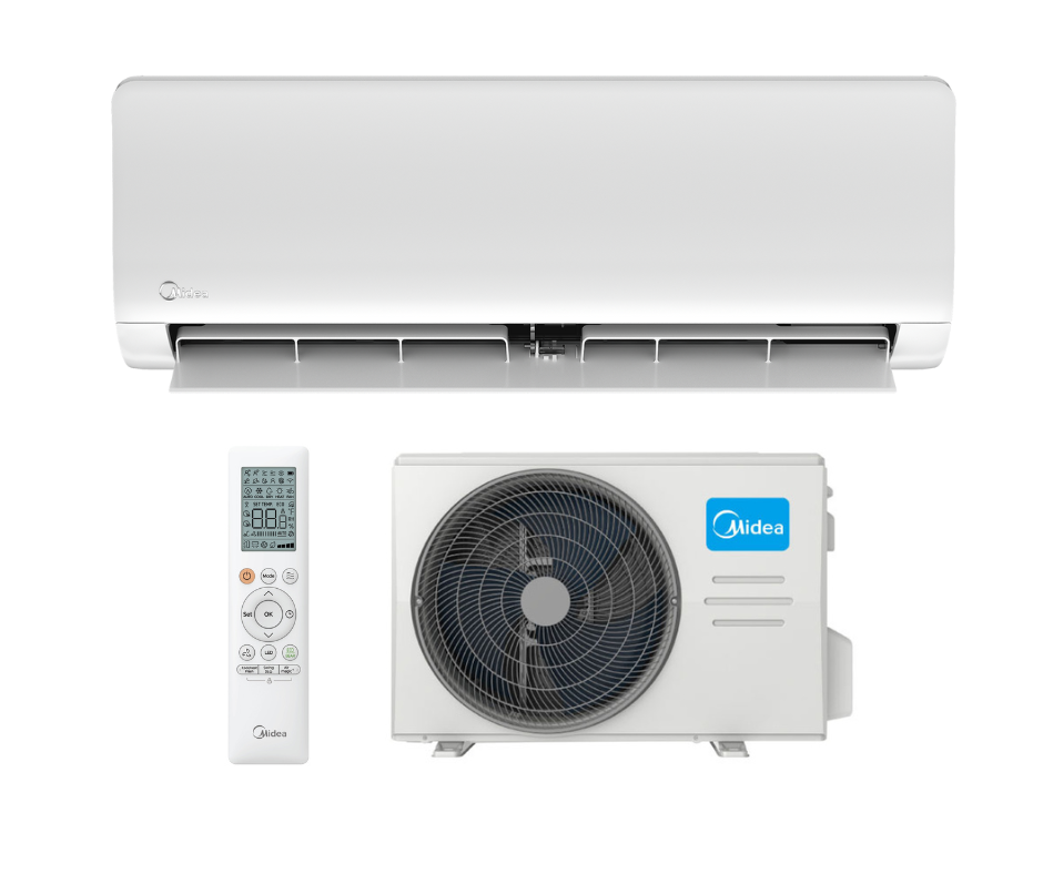 Midea XTREME SAVE sieninio šilumos siurblio oras oras 5.3/5.62 kW komplektas
