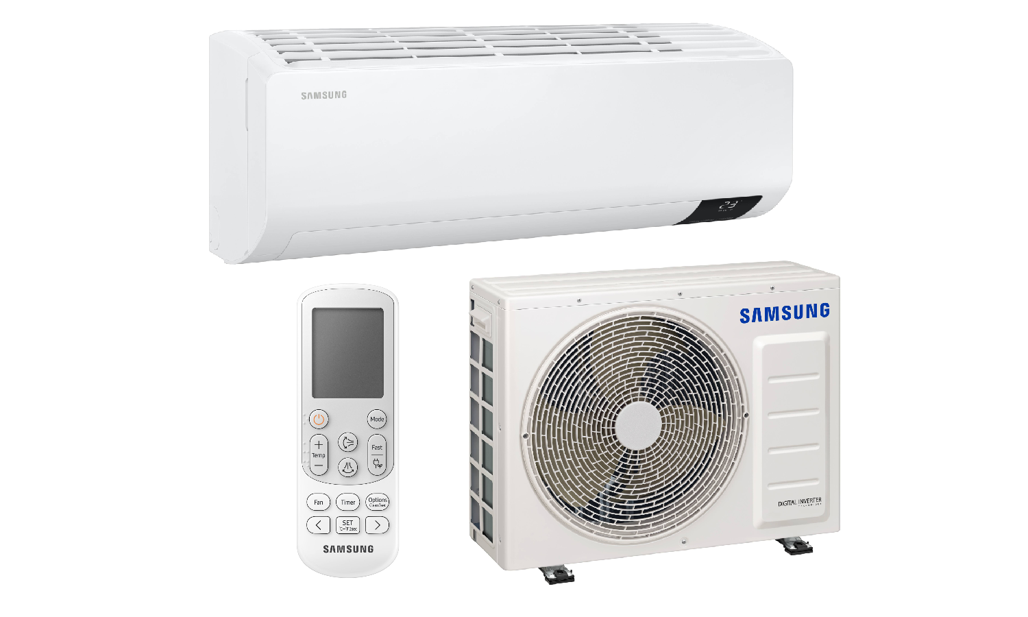 SAMSUNG SIENINIS NORDIC ESSENTIAL 3.5/4.0 kW šilumos siurblio oras oras komplektas