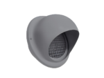 Lauko ventiliacijos grotelės su gaubtu, antracito pilka (RAL7016)