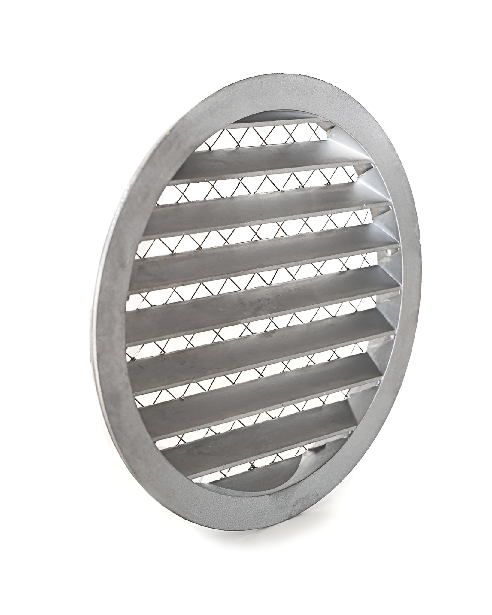Apvalios lauko ventiliacijos grotelės su tinkleliu