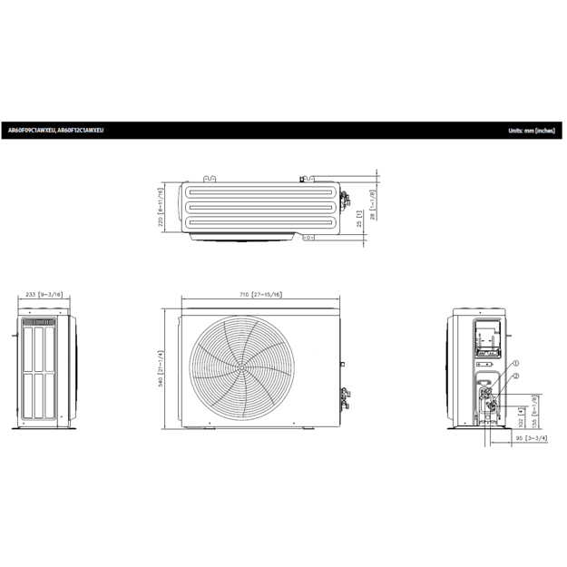 SAMSUNG SIENINIS Cebu S2, 2.5/3.2 kW oro kondicionieriaus komplektas - Image 8