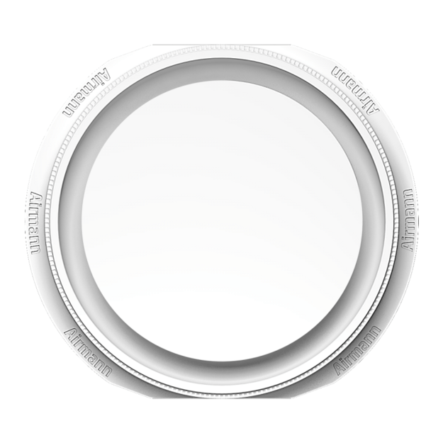 Gipsinis priglaistomas vėdinimo difuzorius Airmann Circle su integruota pajungimo dėžute - Image 2