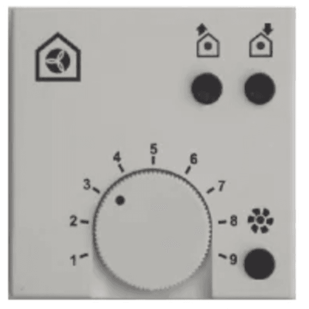 Entalpinis rekuperatorius Zehnder Climos F 200 ECO su pultu – 4