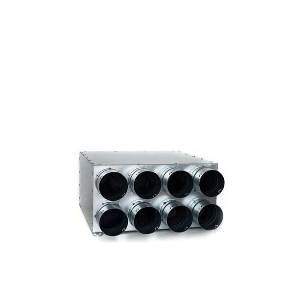 Kolektorinė oro paskirstymo dėžė, 8x75-160