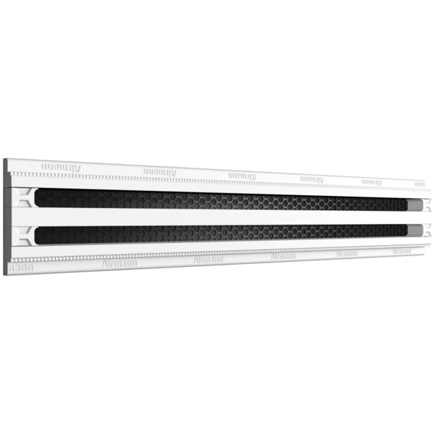 Gipsinis priglaistomas plyšinis vėdinimo difuzorius Airmann Line, 60 cm, dviejų plyšių