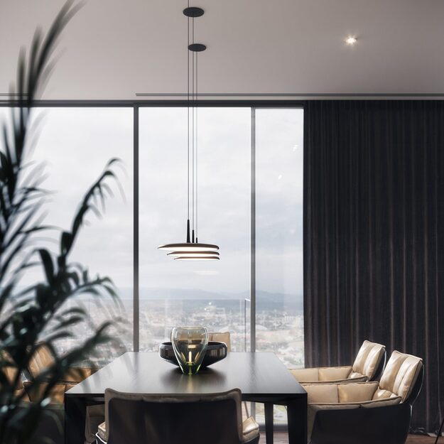 Gipsinis priglaistomas plyšinis vėdinimo difuzorius Airmann Line, 60 cm, trijų plyšių - Image 4