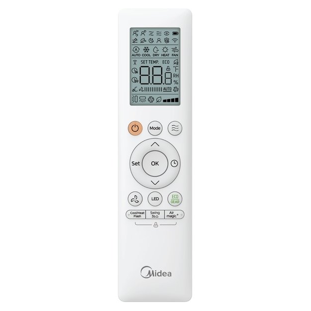 Midea XTREME SAVE sieninio šilumos siurblio oras oras 2.6/2.93 kW komplektas - Image 6