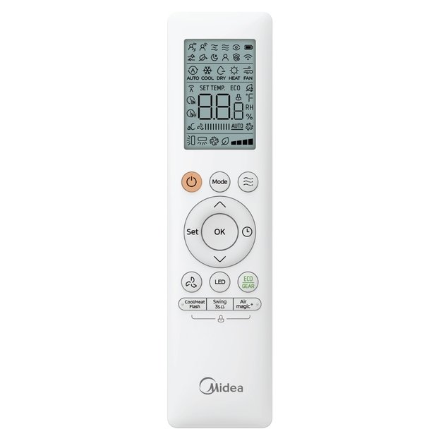 Midea XTREME SAVE sieninio šilumos siurblio oras oras 3.5/3.98 kW komplektas - Image 6