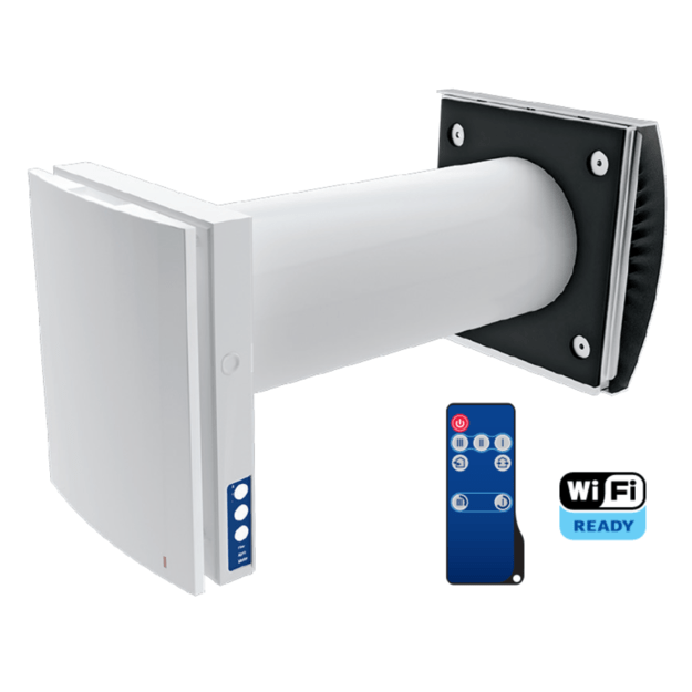 Mini rekuperatorius BLAUBERG VENTO Expert A50-1 S10 W V.3 su WIFI valdymu