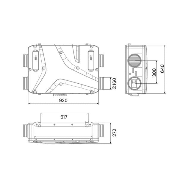 Entalpinis rekuperatorius Recom EPP2SET su pultu – 5