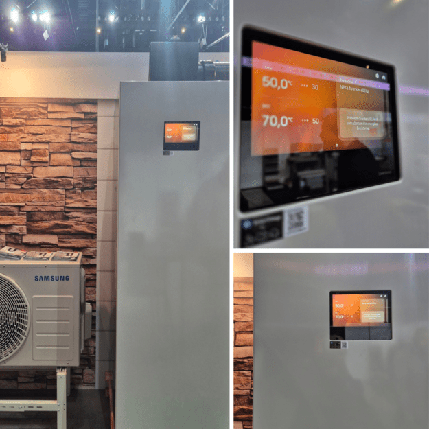 SAMSUNG oras–vanduo 12.5/12.5 kW SPLIT šilumos siurblys su 200 l talpa, WIFI, trifazis - Image 8