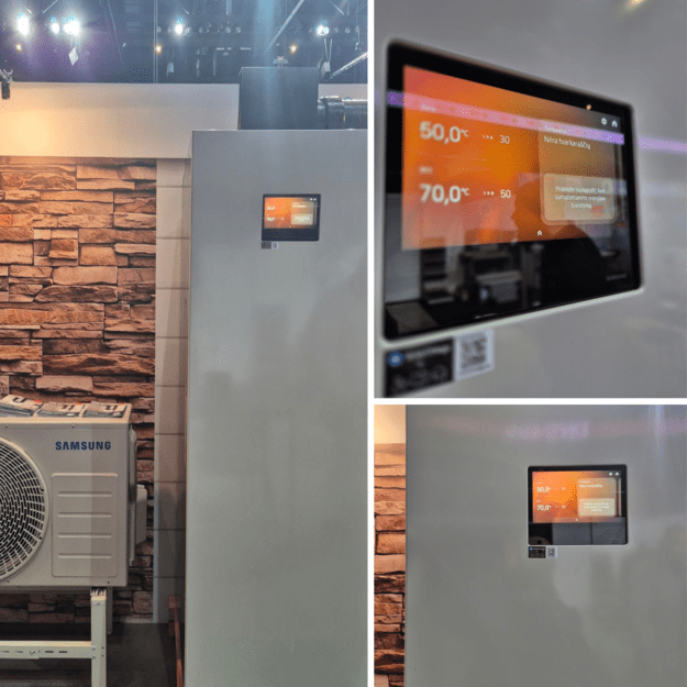 SAMSUNG oras–vanduo 16.0/13.5 kW SPLIT šilumos siurblys su 200 l talpa, WIFI, trifazis - Image 8