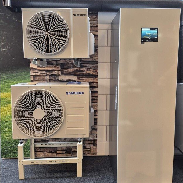 SAMSUNG oras–vanduo 16.0/13.5 kW SPLIT šilumos siurblys su 200 l talpa, WIFI, trifazis - Image 9