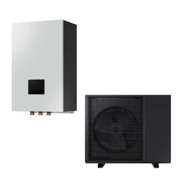 SAMSUNG oras–vanduo 8 kW Mono HT Quiet šilumos siurblys monoblokas be talpos, su hydro moduliu, vienfazis