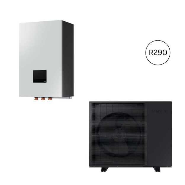 SAMSUNG oras-vanduo 12 kW EHS Mono R290 šilumos siurblys monoblokas su hydro moduliu