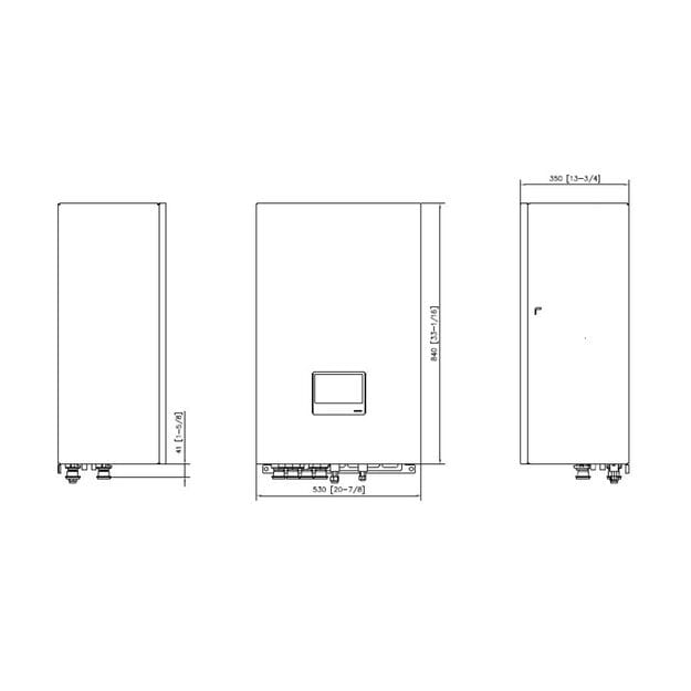SAMSUNG oras–vanduo 14 kW Mono HT Quiet šilumos siurblys monoblokas be talpos, su hydro moduliu - Image 4