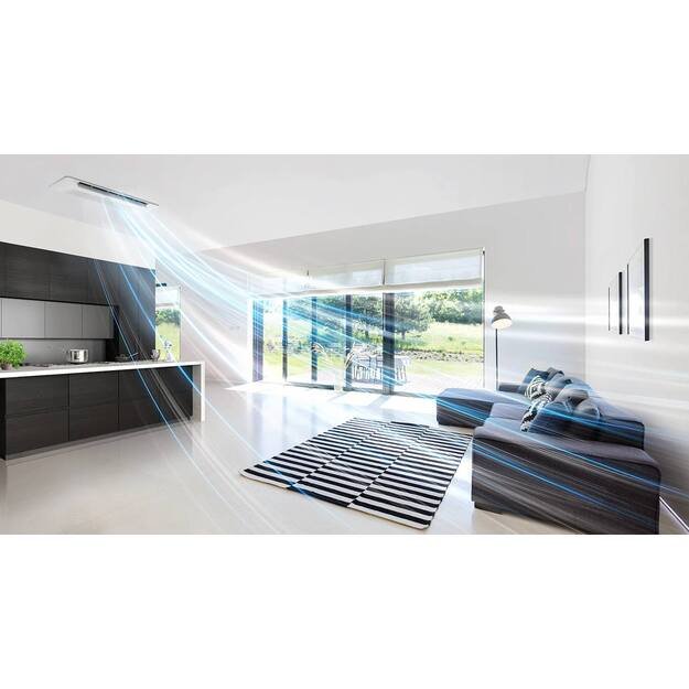 SAMSUNG BEVĖJĖS Windfree™ S2 vienkryptės kasetės tipo 2.6/2.9 kW oro kondicionieriaus Multi split vidinis blokas – 4