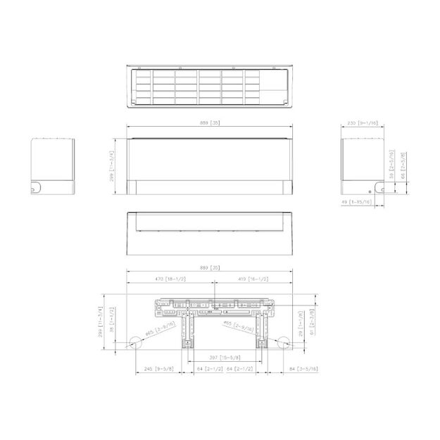 Samsung WindFree™ Premiere Black 2.0/2.2 kW oro kondicionierius su WIFI (komplektas) - Image 8