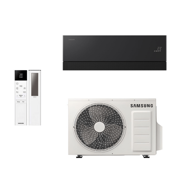 Samsung WindFree™ Premiere Black 2.0/2.2 kW oro kondicionierius su WIFI (komplektas)