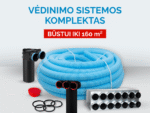 Vėdinimo sistemos komplektas būstui iki 160 m²