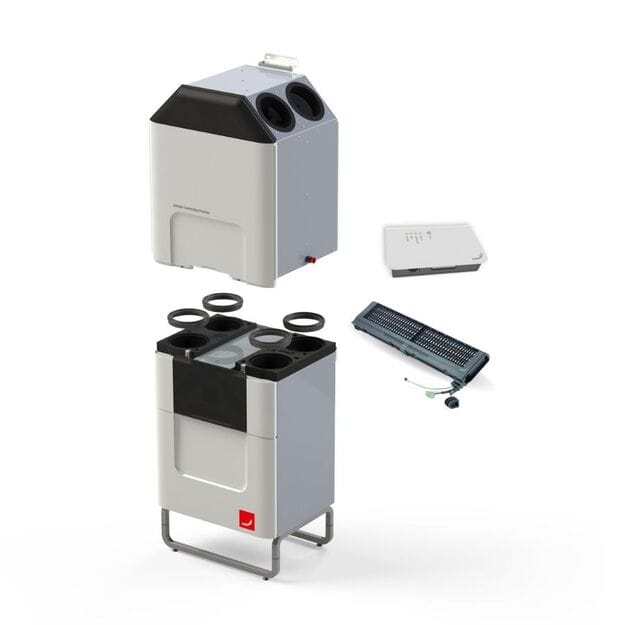Zehnder ComfoClime 24 ir ComfoAir Q350 ERV entalpinio rekuperatoriaus komplektas – 2
