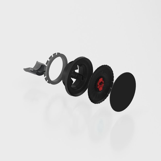 Zehnder ComfoValve Luna S125 vėdinimo difuzorius oro padavimui, juodas - Image 4