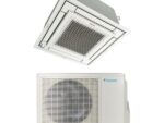 Daikin FULLY FLAT COMPACT kasetinis oro kondicionieriaus komplektas 2.5/3.2 kW (FFA25A9 / RXM25A) — be dekoratyvių grotelių