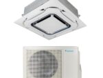 Daikin ROUND FLOW kasetinis oro kondicionieriaus komplektas 5.7/7.0 kW (FCAG60B / RXM60A) — be dekoratyvių grotelių