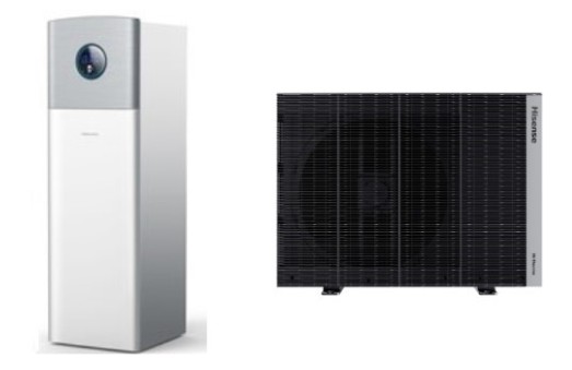 Hisense Hi-Therma II Integra R290 8.0 kW oras-vanduo šilumos
