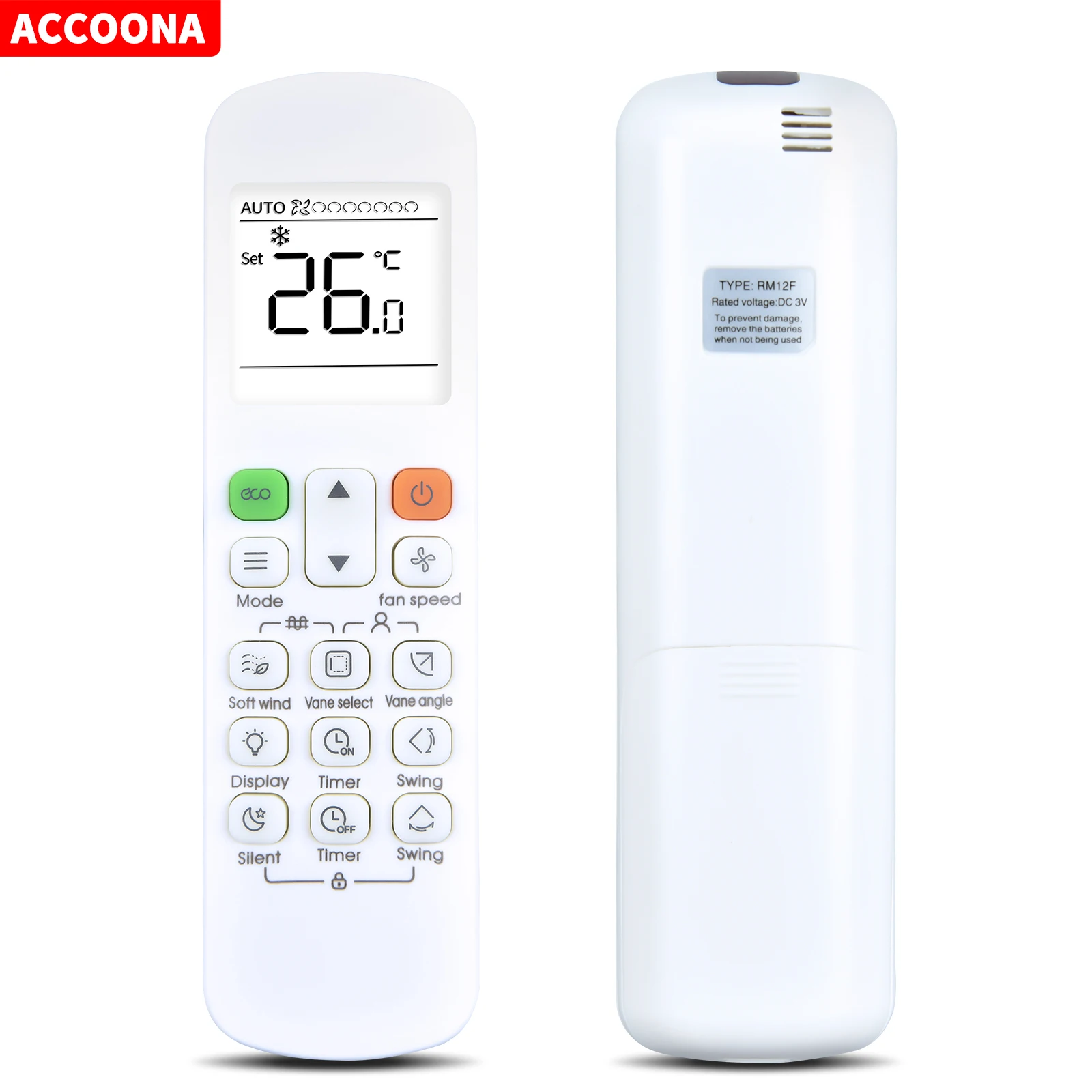 Midea distancinis IR valdymo pultelis RM12F1